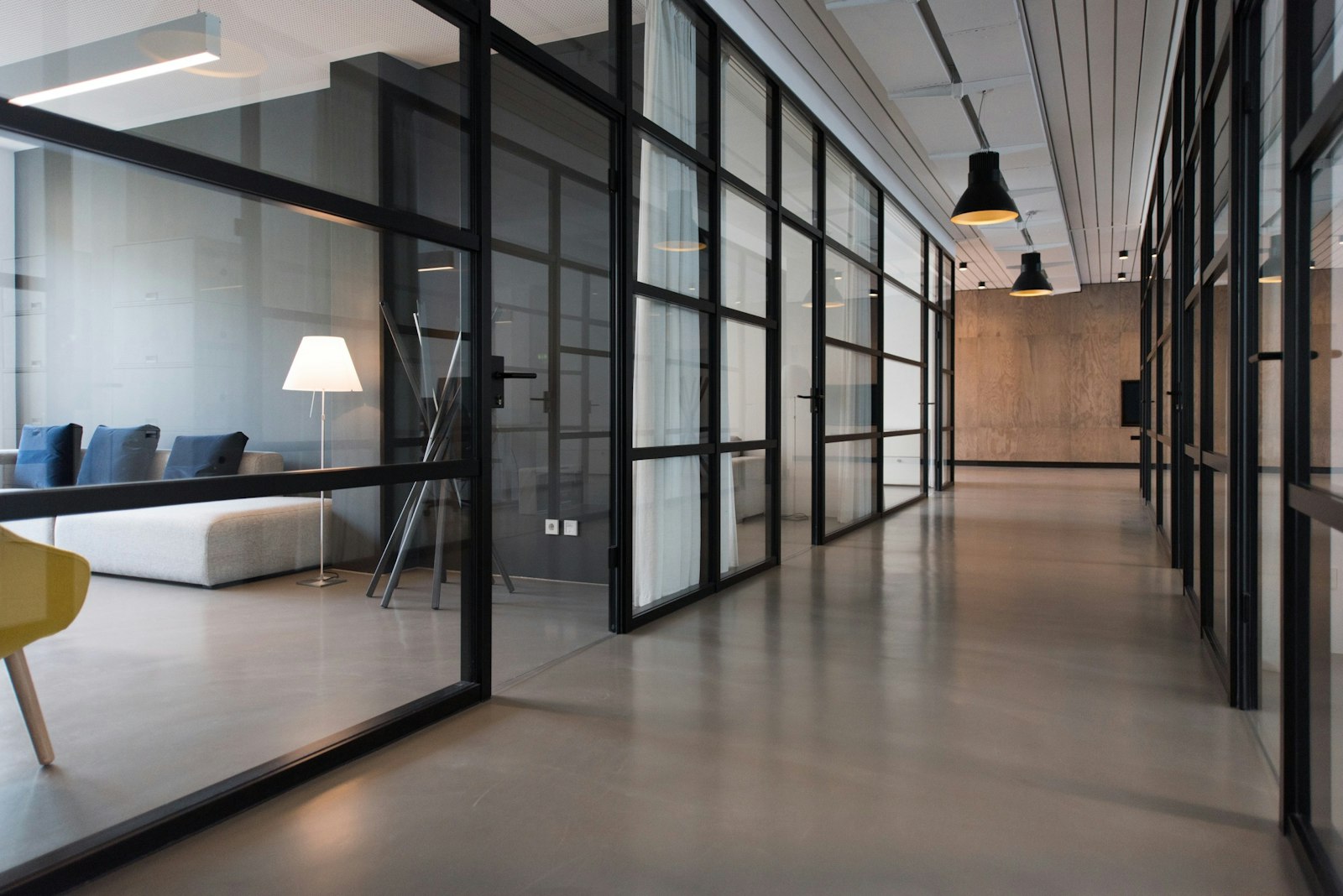 Bright office interior